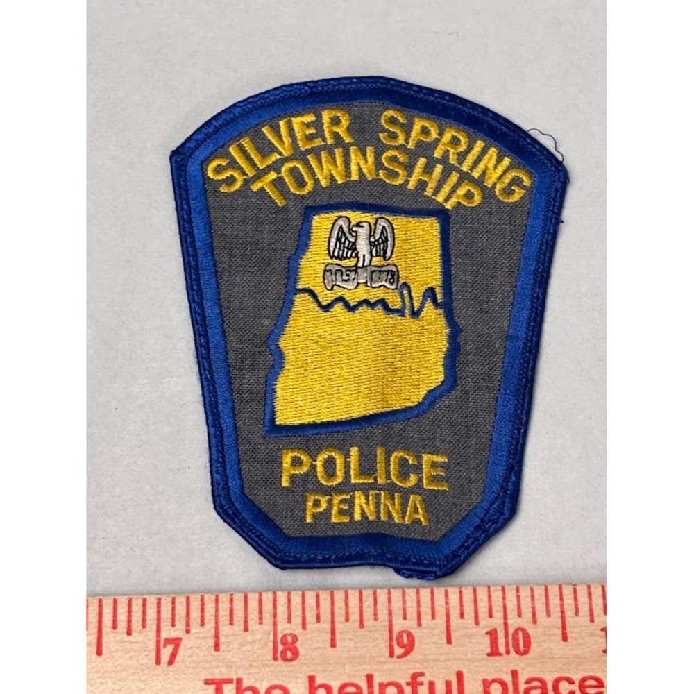 Vintage Silver Spring Township Police Penna Patch Pennsylvania Law Enforcement